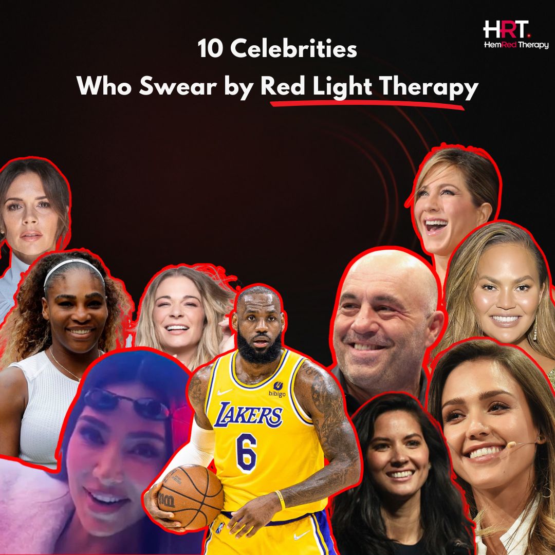 10 celebrities red light therapy kim kardashian joe rogan serena williams jennifer anniston