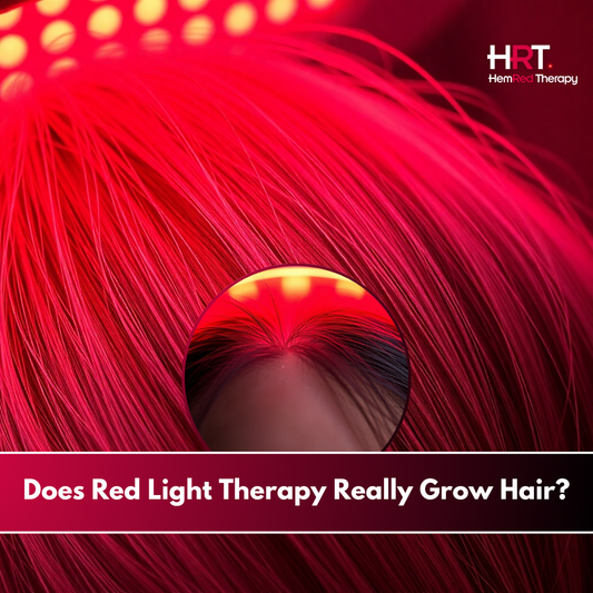 Red light therapy for hair growth and scalp support