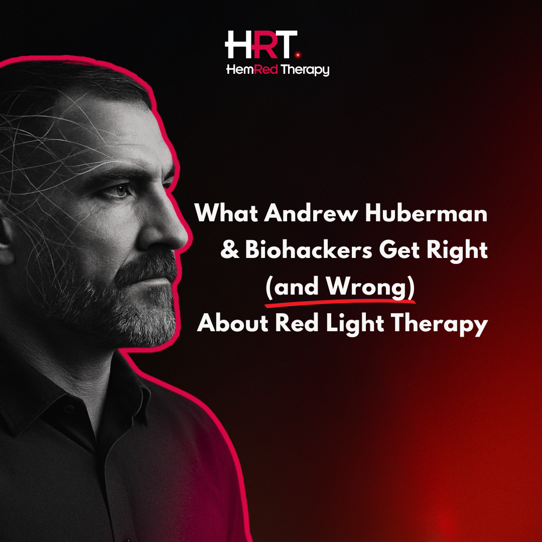 Andrew Huberman and biohacker red light therapy claims explained